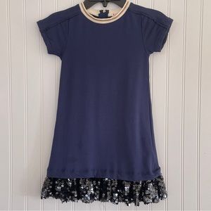 J.Crew Crewcuts Girls Dress w/Sequin Trim Bottom. Item# 0103